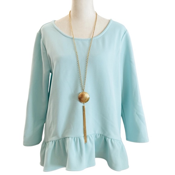 Statement gold tone tassel fashion necklace - Picture 1 of 6